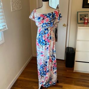 Happy Sailed Floral Print Dress